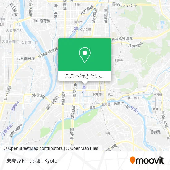 東菱屋町地図