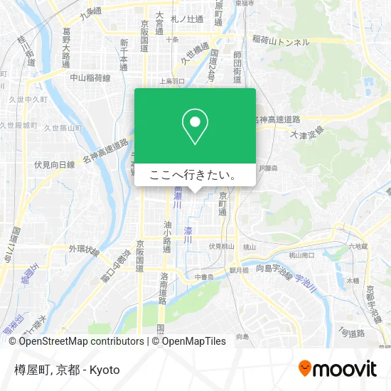 樽屋町地図