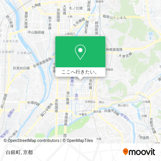 白銀町地図