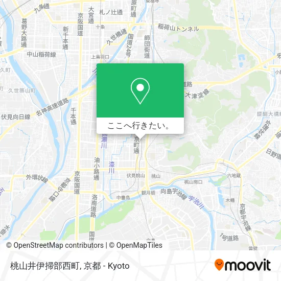 桃山井伊掃部西町地図