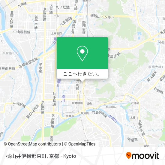 桃山井伊掃部東町地図