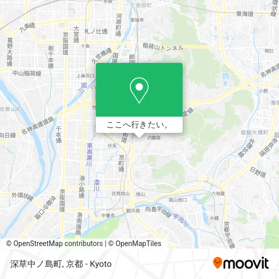 深草中ノ島町地図