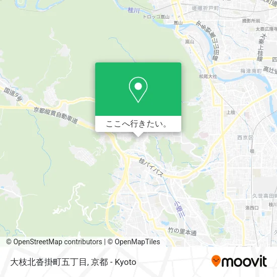 大枝北沓掛町五丁目地図