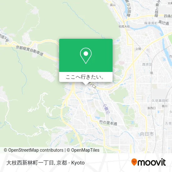 大枝西新林町一丁目地図