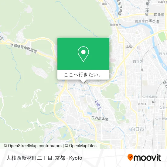 大枝西新林町二丁目地図