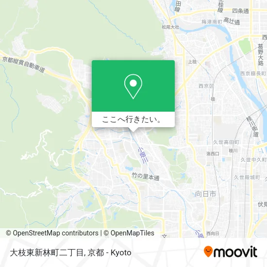 大枝東新林町二丁目地図