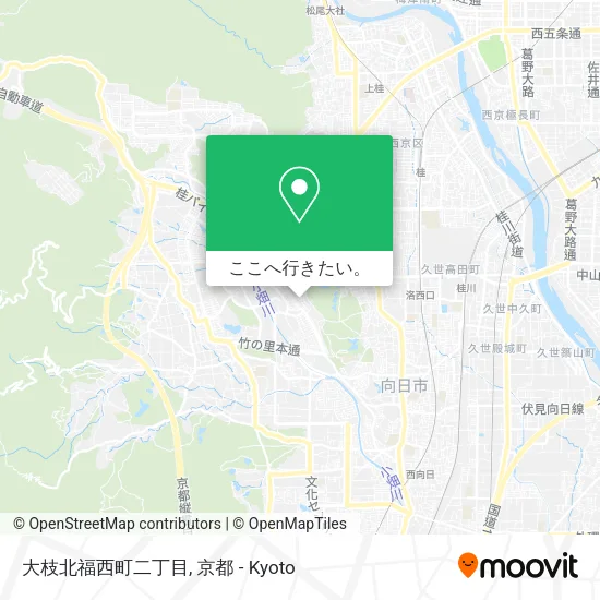 大枝北福西町二丁目地図