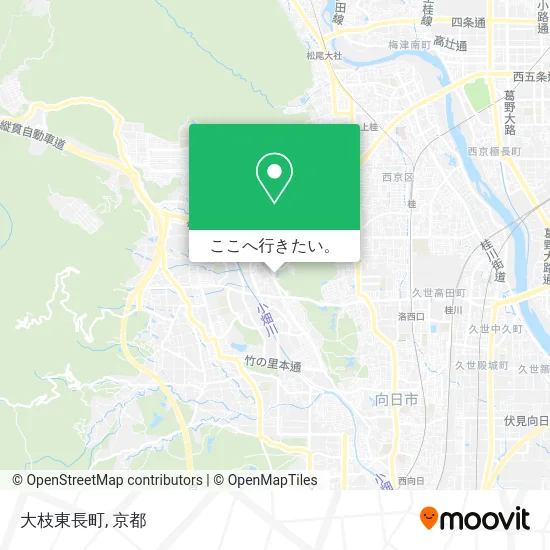 大枝東長町地図