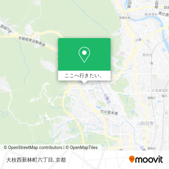 大枝西新林町六丁目地図