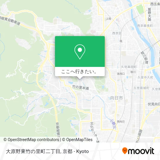 大原野東竹の里町二丁目地図