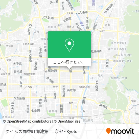 タイムズ両替町御池第二地図