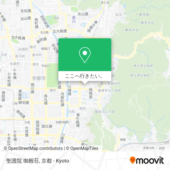 聖護院 御殿荘地図