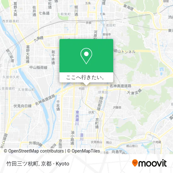 竹田三ツ杭町地図