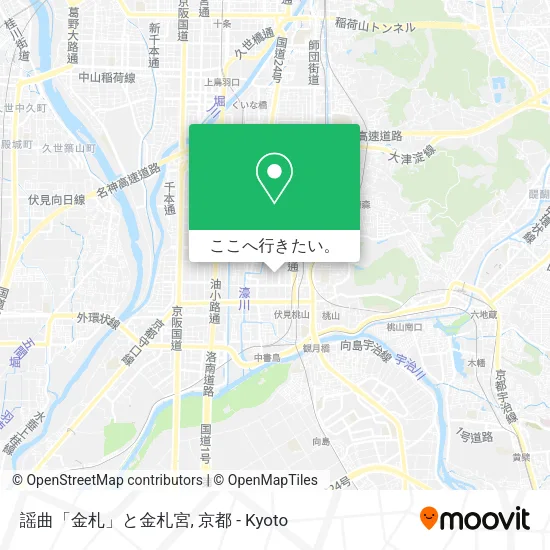 謡曲「金札」と金札宮地図