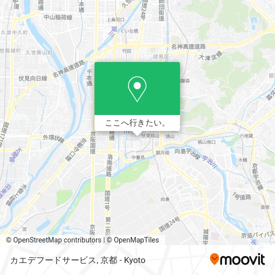 カエデフードサービス地図