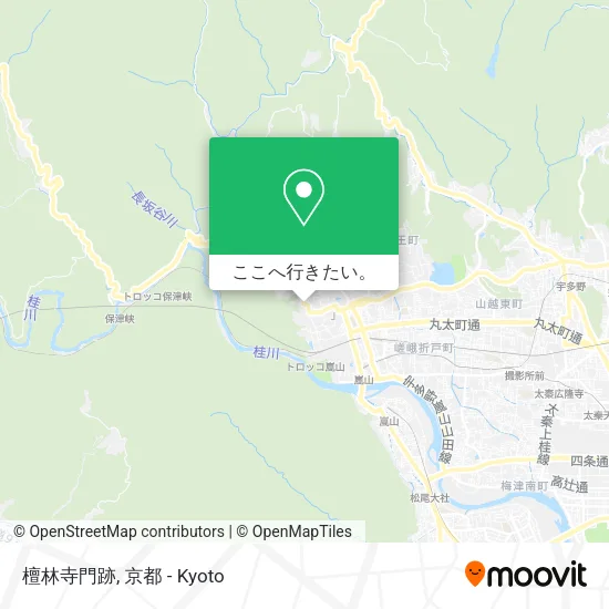 檀林寺門跡地図