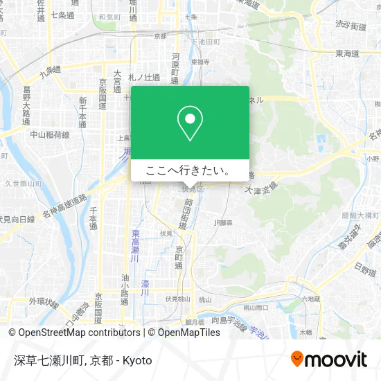深草七瀬川町地図