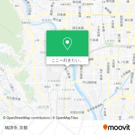 稱讃寺地図