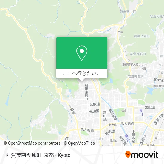 西賀茂南今原町地図