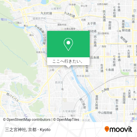 三之宮神社地図