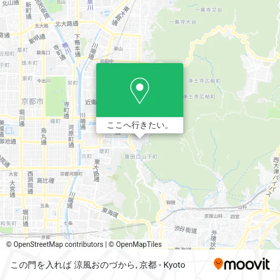 この門を入れば 涼風おのづから地図