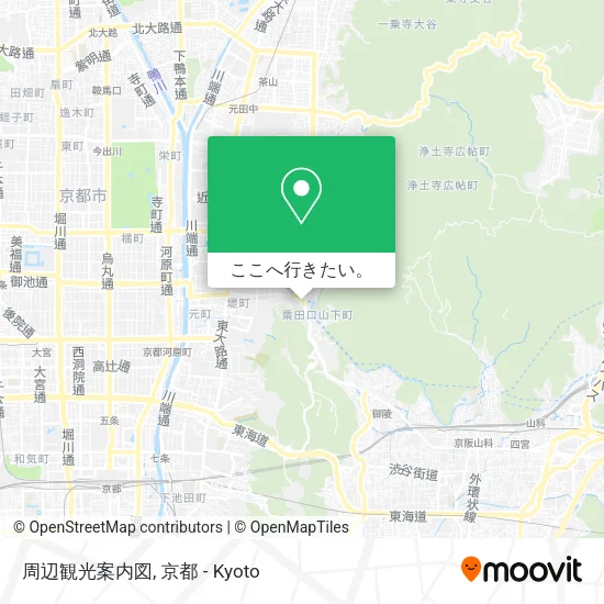 周辺観光案内図地図