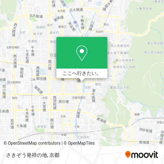 さきぞう発祥の地地図