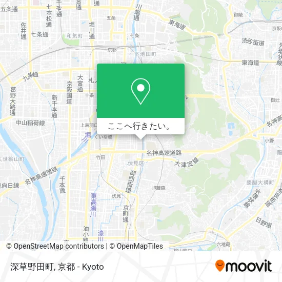 深草野田町地図