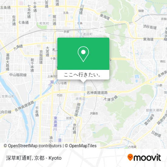 深草町通町地図