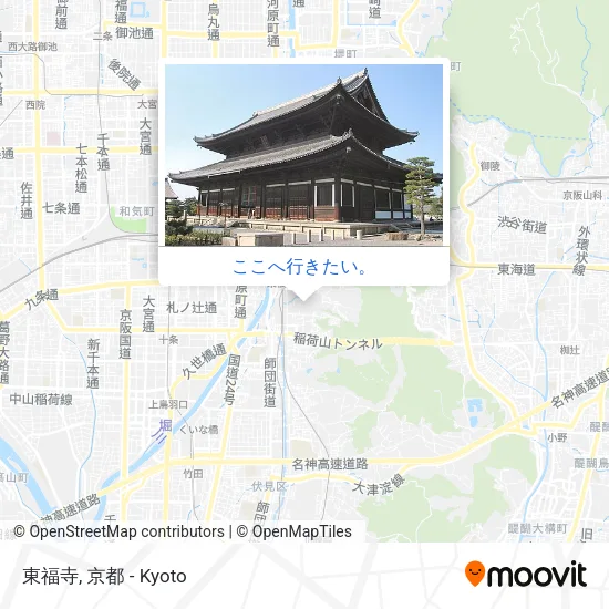 東福寺地図