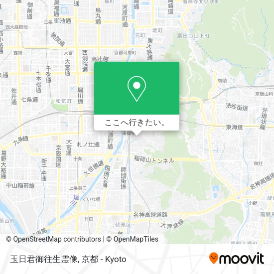 玉日君御往生霊像地図