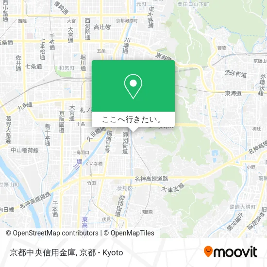 京都中央信用金庫地図