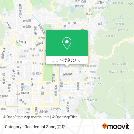 Category I Residential Zone地図