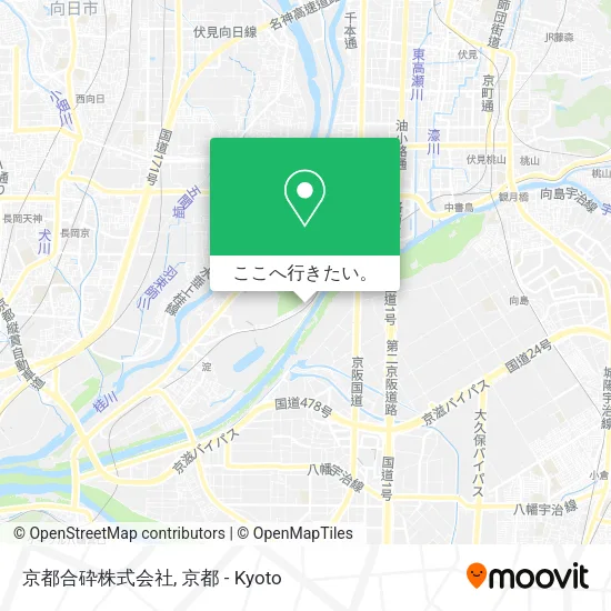 京都合砕株式会社地図