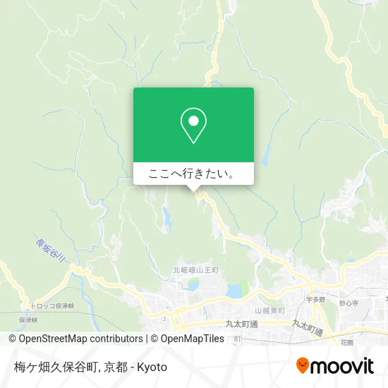 梅ケ畑久保谷町地図