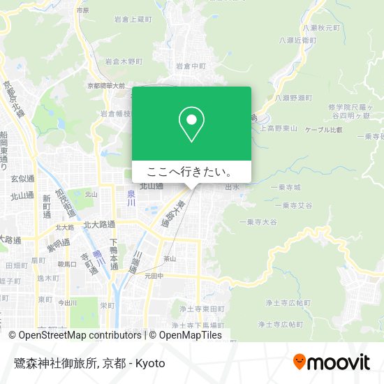 鷺森神社御旅所地図