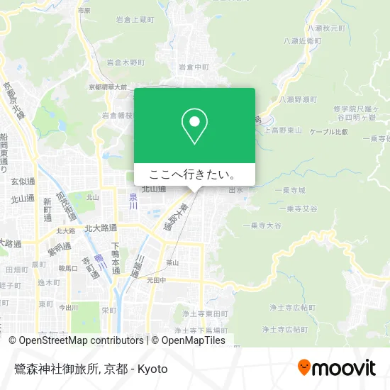 鷺森神社御旅所地図