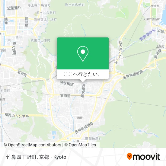 竹鼻四丁野町地図