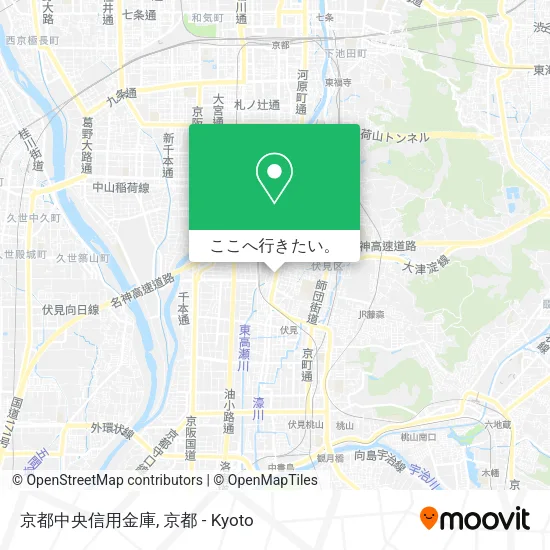 京都中央信用金庫地図