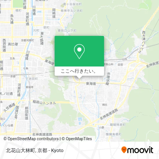 北花山大林町地図