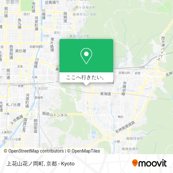 上花山花ノ岡町地図