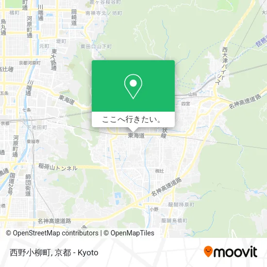 西野小柳町地図