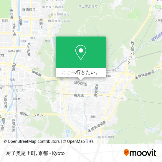 厨子奥尾上町地図