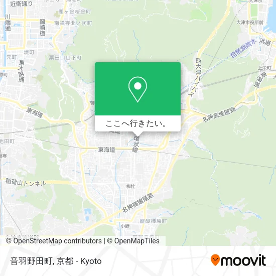 音羽野田町地図