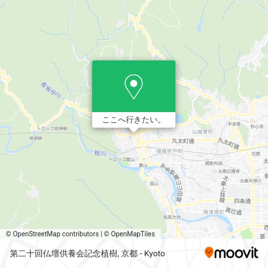 第二十回仏壇供養会記念植樹地図