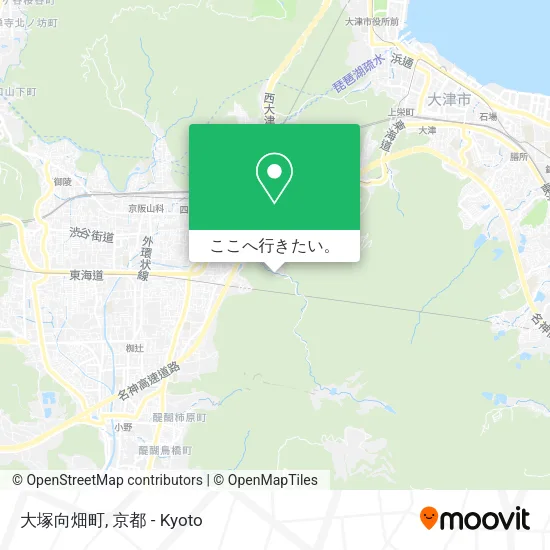 大塚向畑町地図