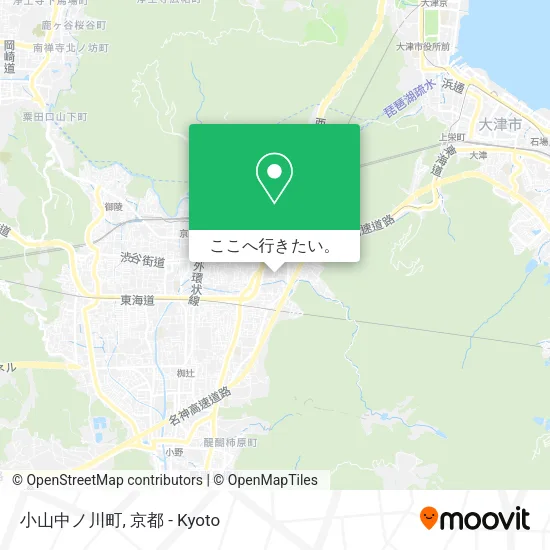 小山中ノ川町地図