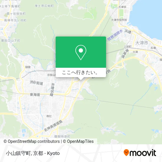 小山鎮守町地図