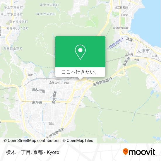 横木一丁目地図