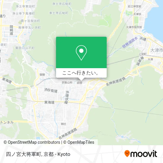 四ノ宮大将軍町地図